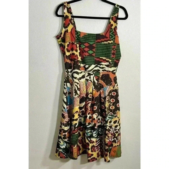 Averie Harlow Dress Knee Length Fit And Flare Dress Size Medium - Picture 1 of 5